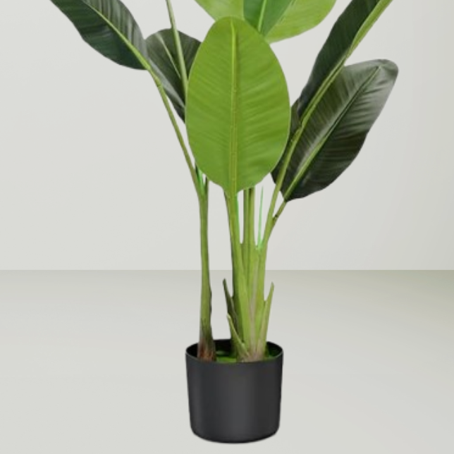 Planta Artificial Realista com vaso - 120cm