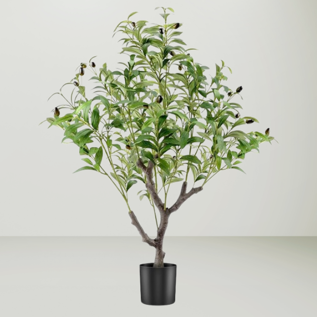 Planta Artificial Realista com vaso - 90cm