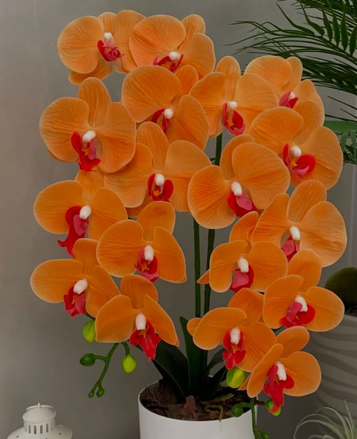 Orquídea Artificial com Jarro - 59cm